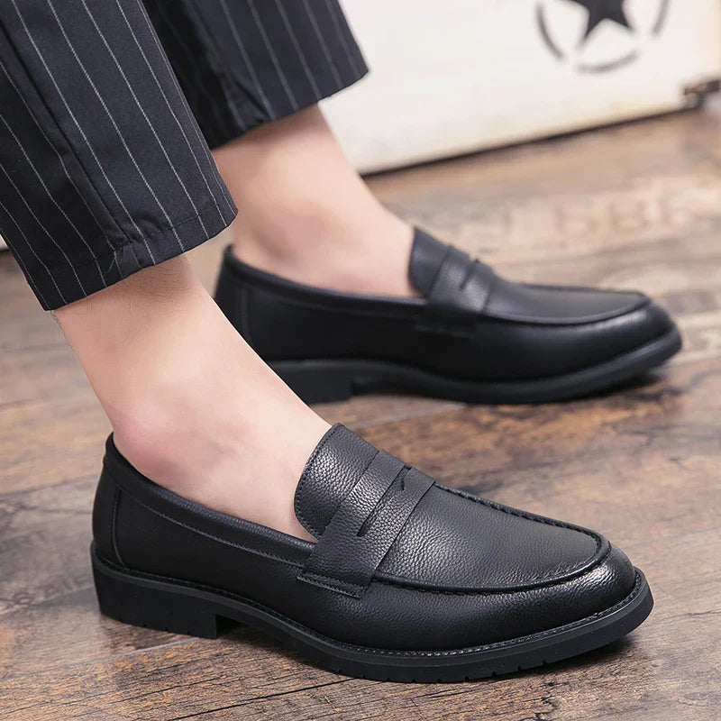 Men Business Leather Shoes | Dress Shoes | Wedding | Homecoming Shoes | Lightweight Shoes