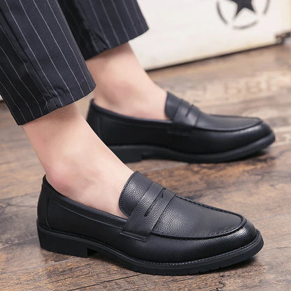 Men Business Leather Shoes | Dress Shoes | Wedding | Homecoming Shoes | Lightweight Shoes