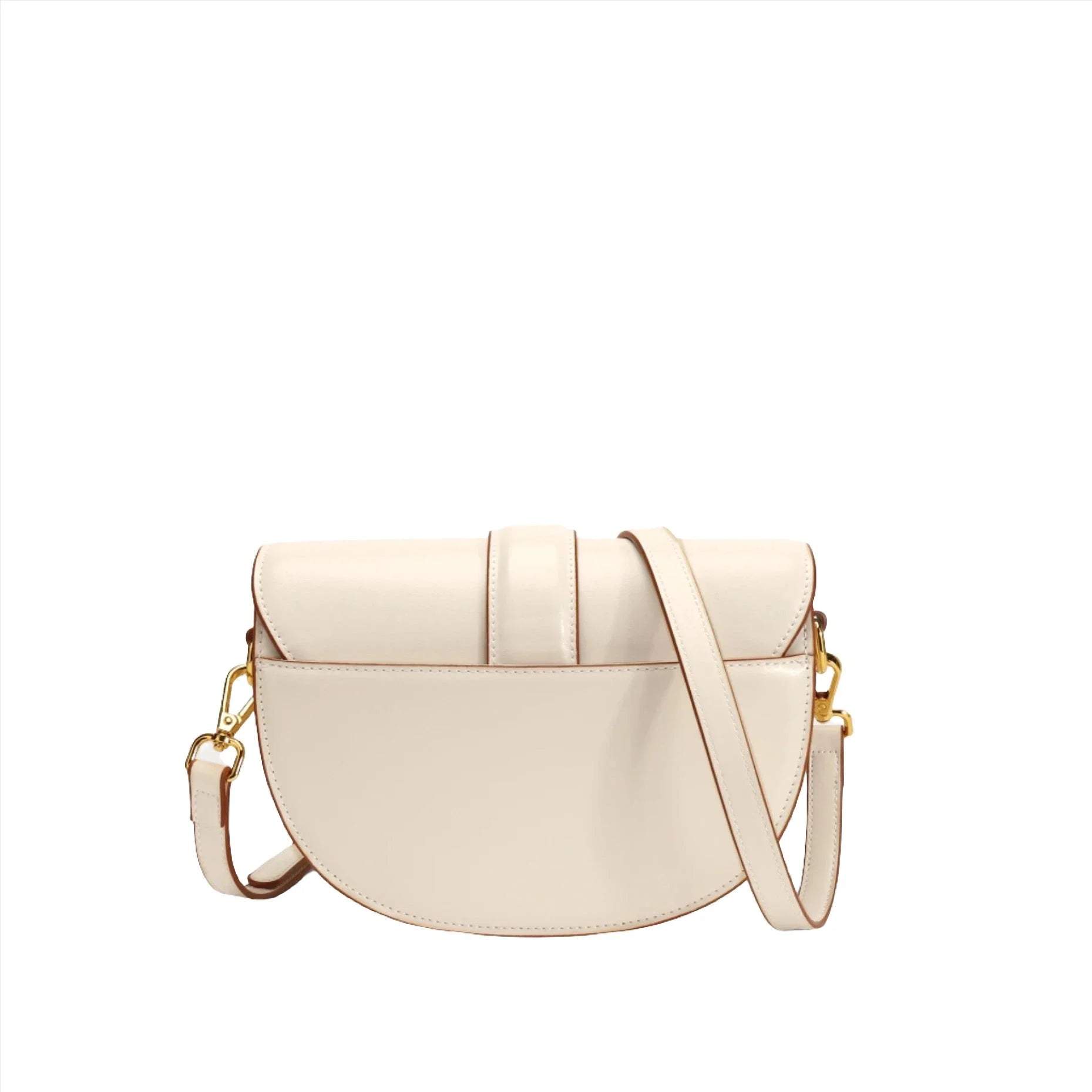 Women Small Shoulder Handbag | Leather Saddle Crossbody Bag