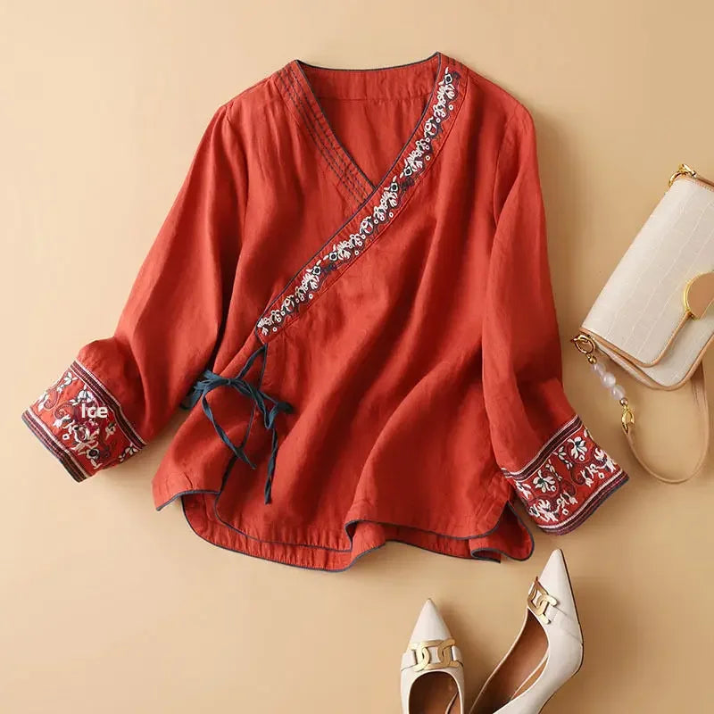 Lotus™ | Relaxed Pattern Breeze Blouse