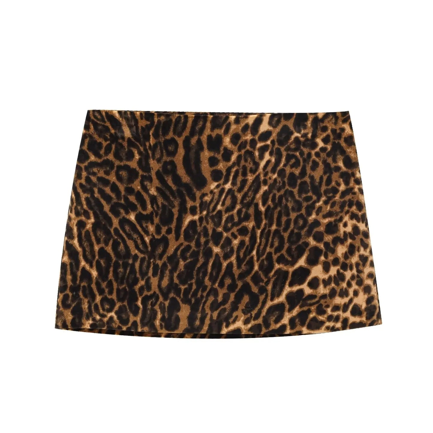 Women Leopard Print Long Sleeve Blazer and Mini Skirt | Animal Print Blazer Two Piece Set Skirt
