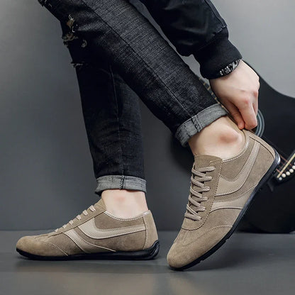 Men Casual Suede Sneakers | Comfortable | Non-Slip | Running Shoes | Breathable | Lightweight | Slip-On