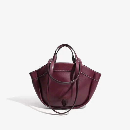 Women Large Capacity Tote Bag | Shoulder Bag | Handbag Burgundy