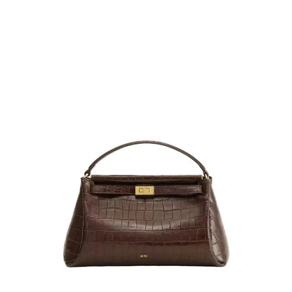 Women Leather Small Bag | Crossbody Purse | Top Handle Bag | Shoulder Satchel Bag | Square