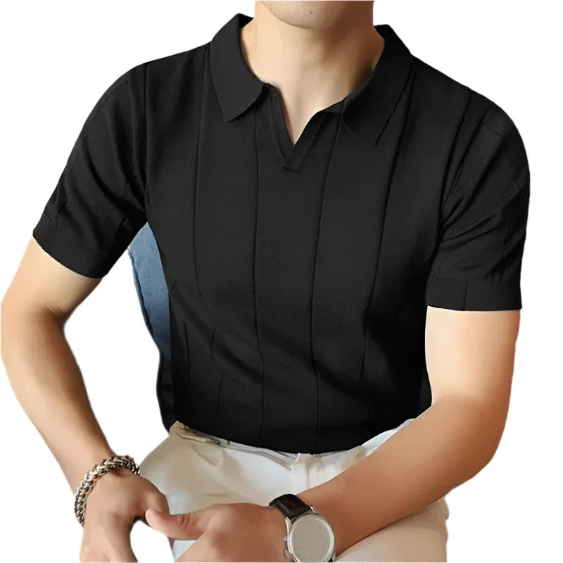 Men Lightweight Polo Shirt | Casual Lapel Short Sleeve Polo