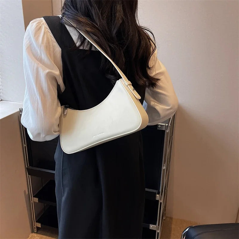 Women Leather Underarm Shoulder Bag