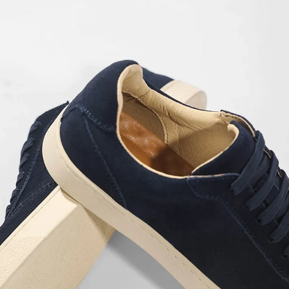 Men Leather Sneakers | Casual Shoes | Sports | Non-Slip Trainers