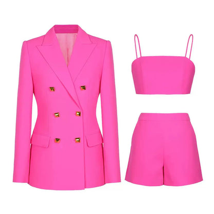 SERAPIA 3 Pieces Blazer Set PINK