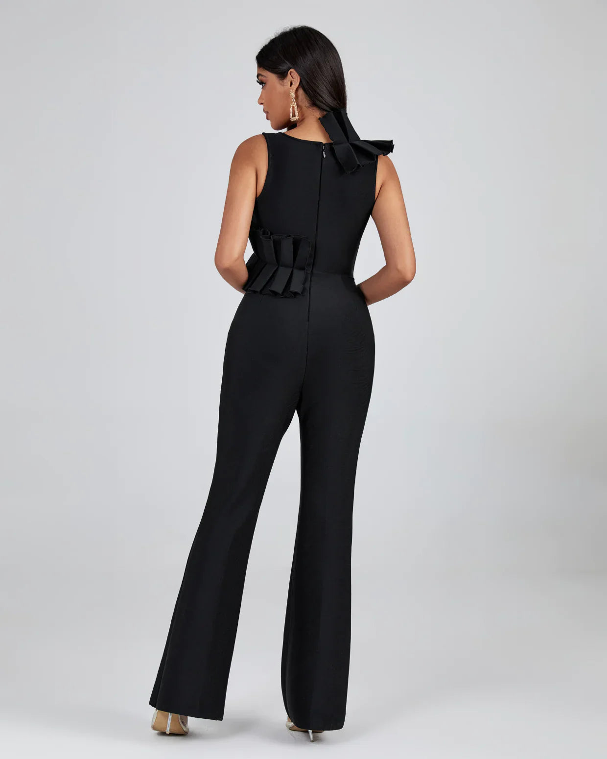 SEUL Ruffled Bandage Jumpsuit