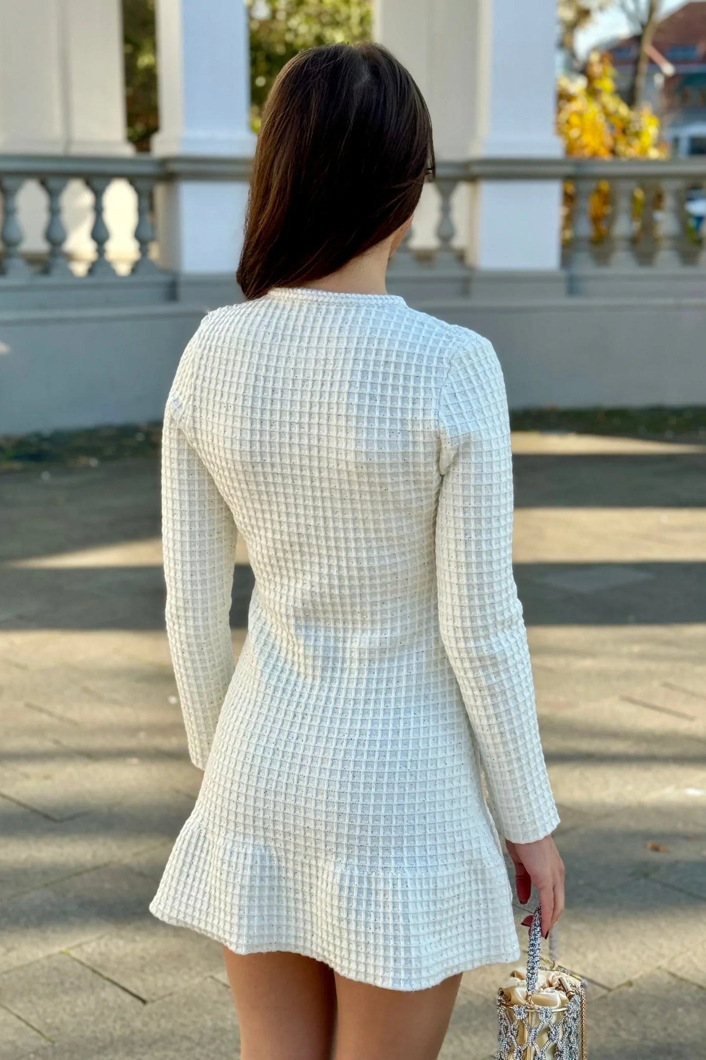 SHARIK Long Sleeve Knit Bodycon Dress