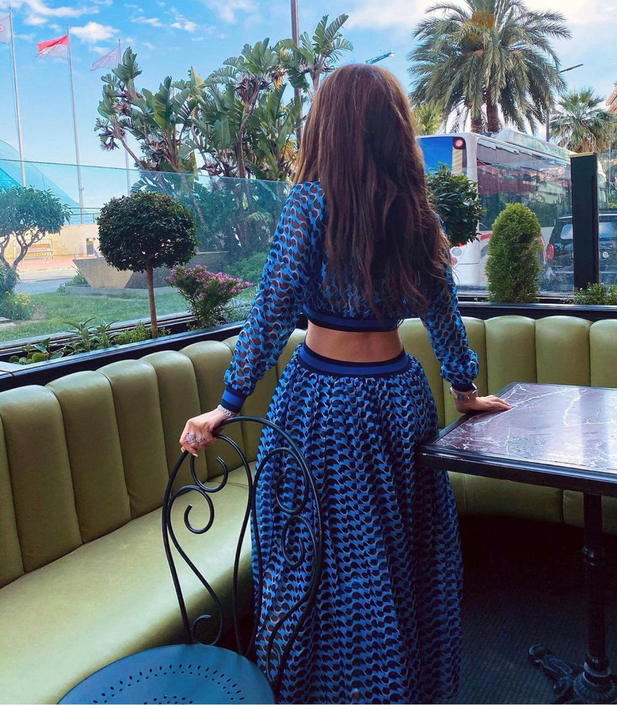 SORANO Long Sleeve Bodycon Dress