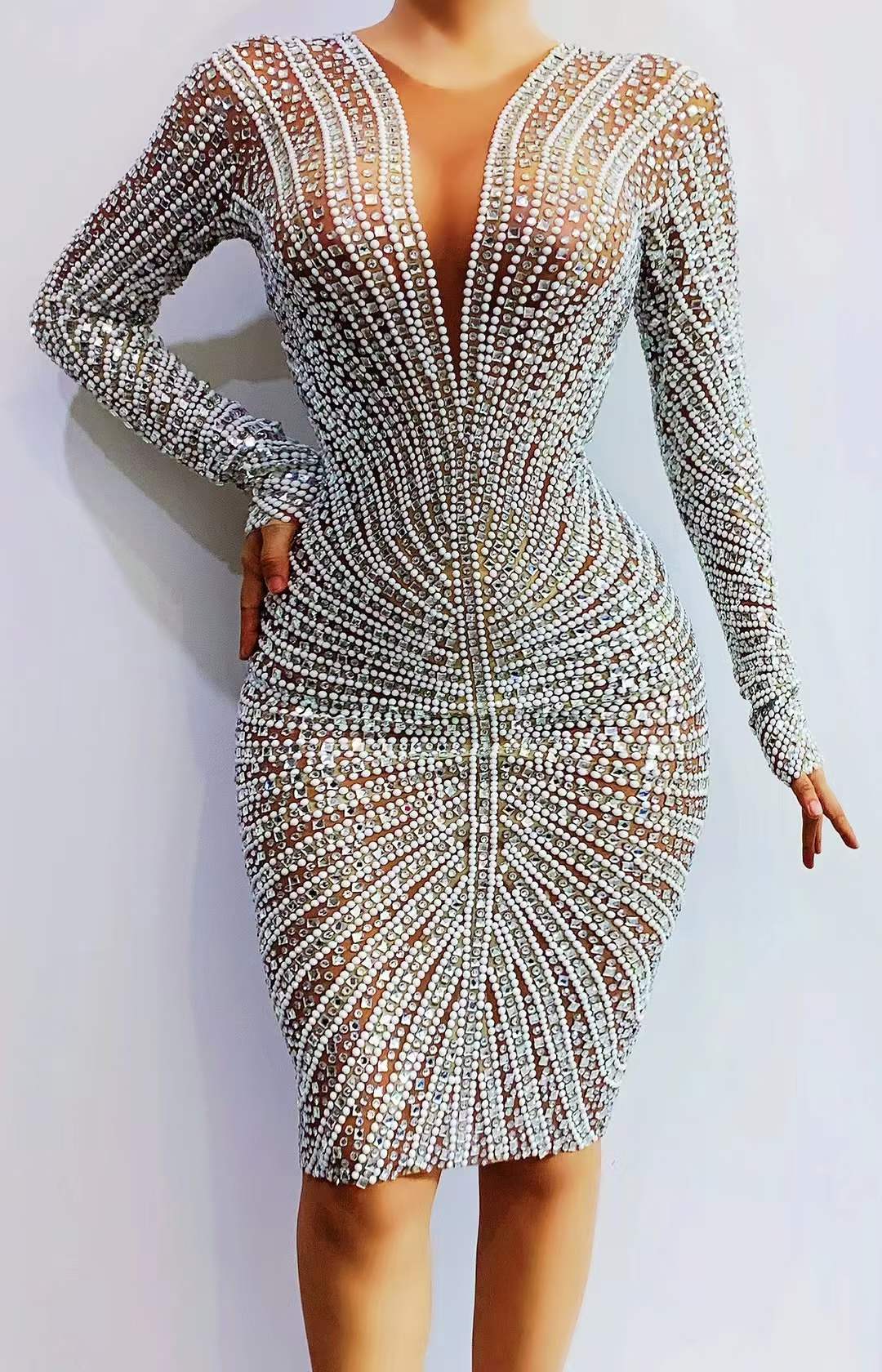 SUAR Handmade Long Sleeve Dress