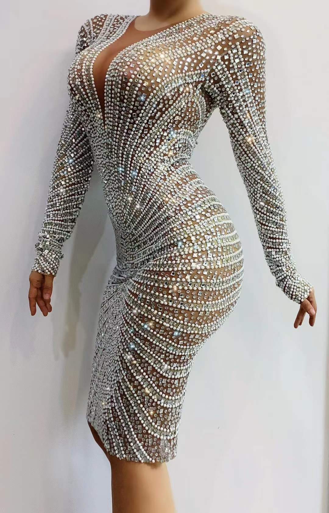 SUAR Handmade Long Sleeve Dress
