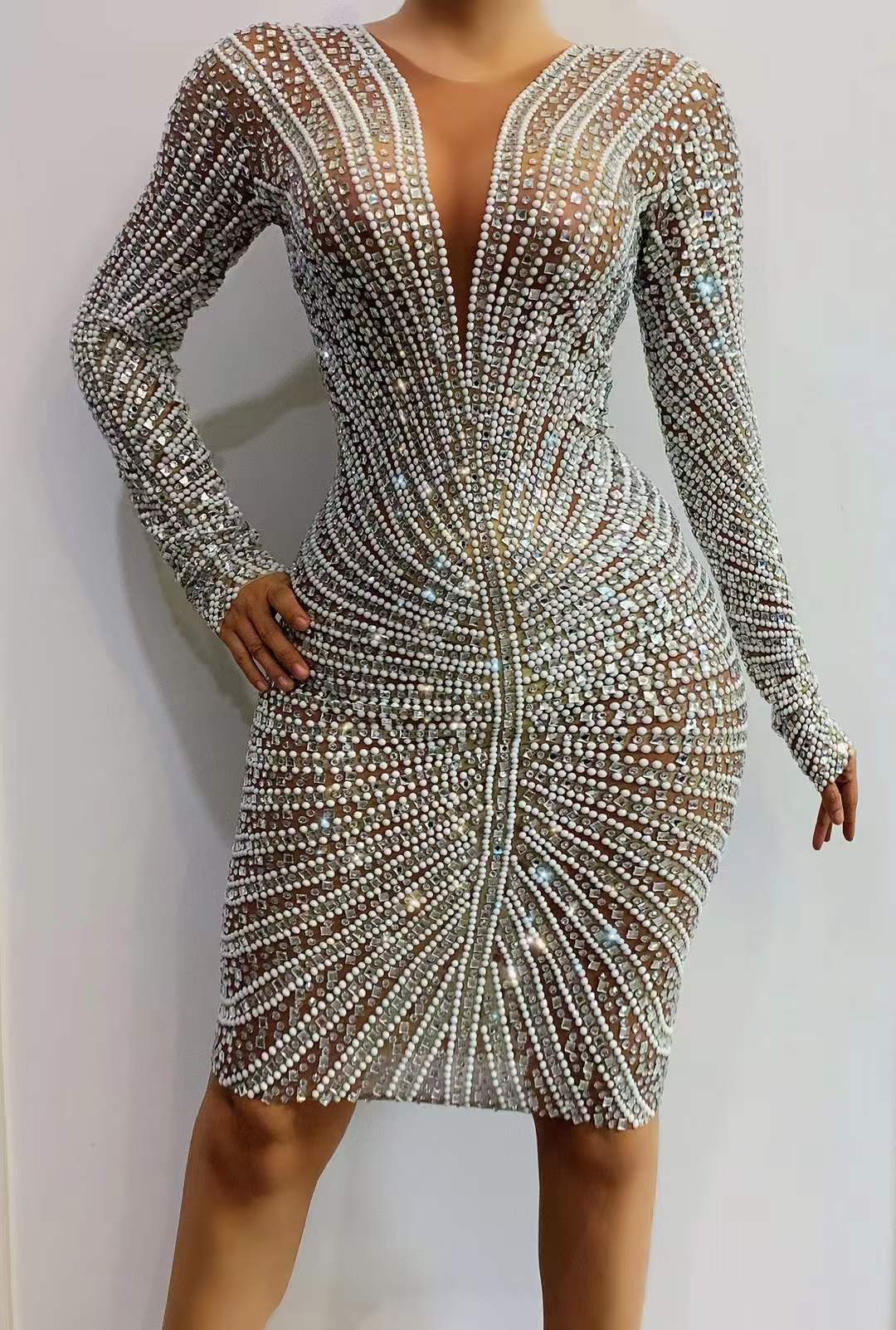 SUAR Handmade Long Sleeve Dress