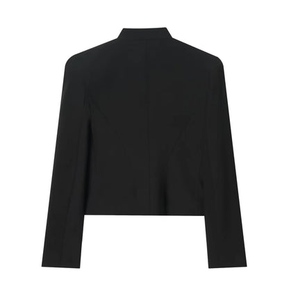 Women Napoleon  Jacket | Single Breasted  | Cropped Jacket | Short Coat