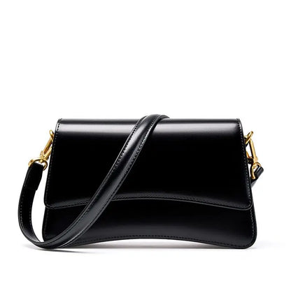 Women Underarm Leather Bag | Shoulder Bag Black