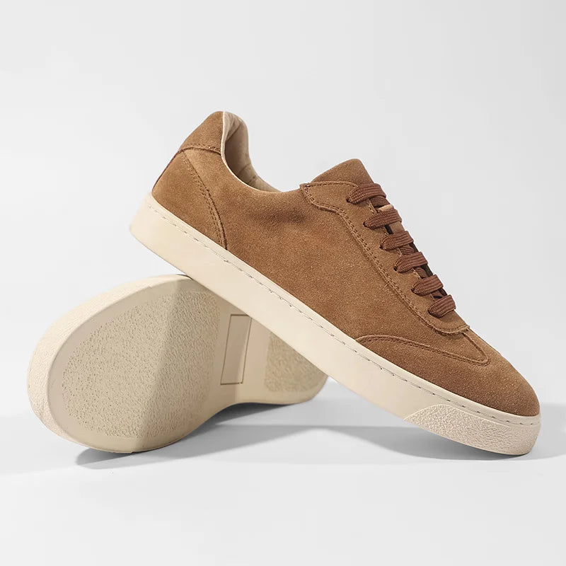 Men Leather Sneakers | Casual Shoes | Sports | Non-Slip Trainers