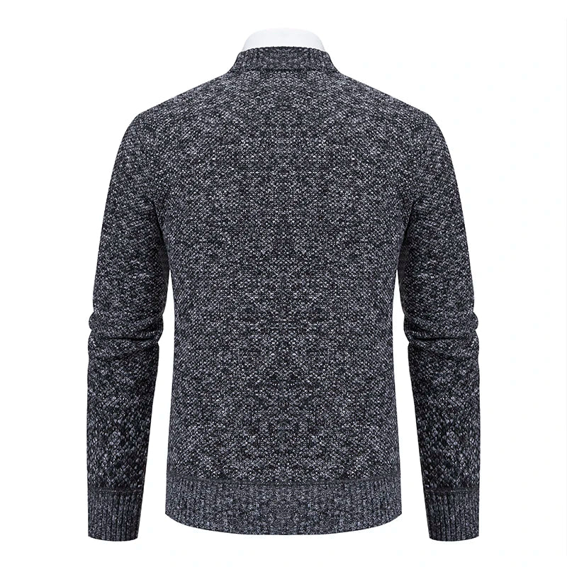 Men's Knitted V-Neck Wool Sweater | Casual Knit Cardigan | Winter Sweater