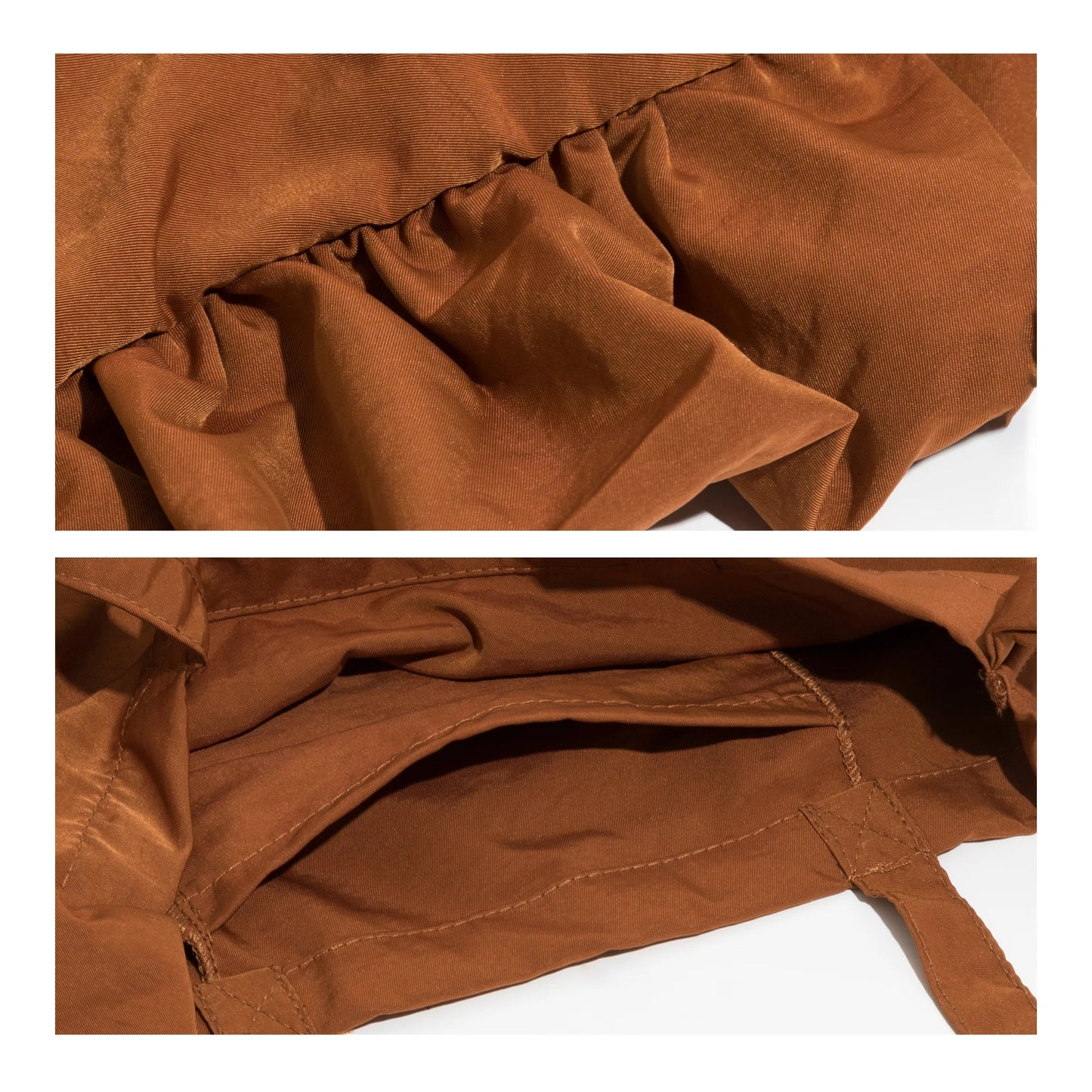Women Ruffled Casual Shopper Handbag | Cloth Tote Bag