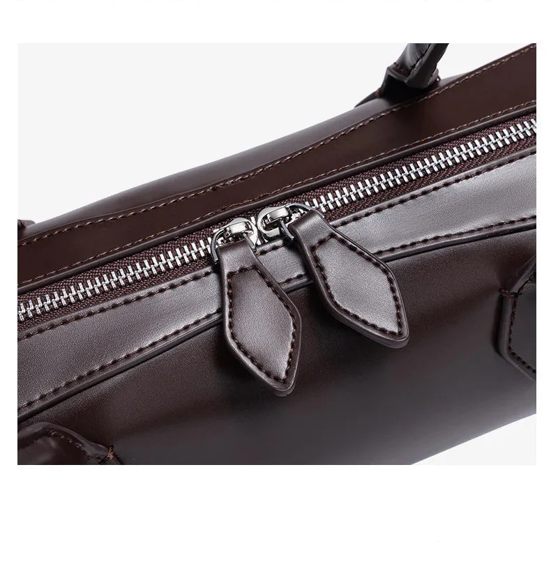 Women Leather Bag | Luxury Vintage | Long Shoulder Shopping Bag | Underarm Bag | Baguette
