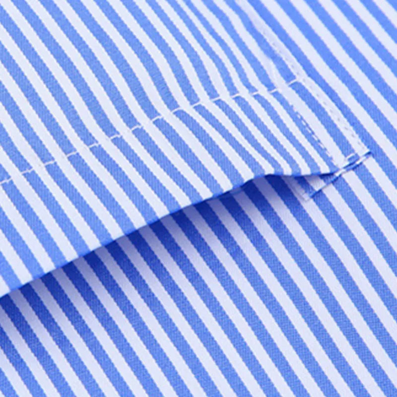 Men’s Classic Long Sleeves Stripe Shirt | Business Dress Shirt | Formal Office Wear | Full Sleeve Work Shirt