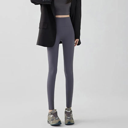 Women Thick Fleece Leggings | Winter | Elastic Tight | Warm Shark Pants | High Waist | Slimming Yoga Leggings