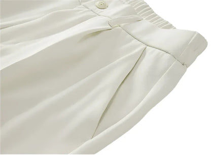 Men’s Classic Soft Pants | Straight Loose Drape Trousers | Breathable Material