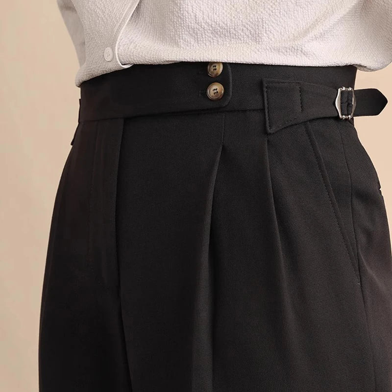 Men Business Suit Pants | Dress Pants | Parisian | Button-Down Style Trouser