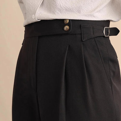 Men Business Suit Pants | Dress Pants | Parisian | Button-Down Style Trouser
