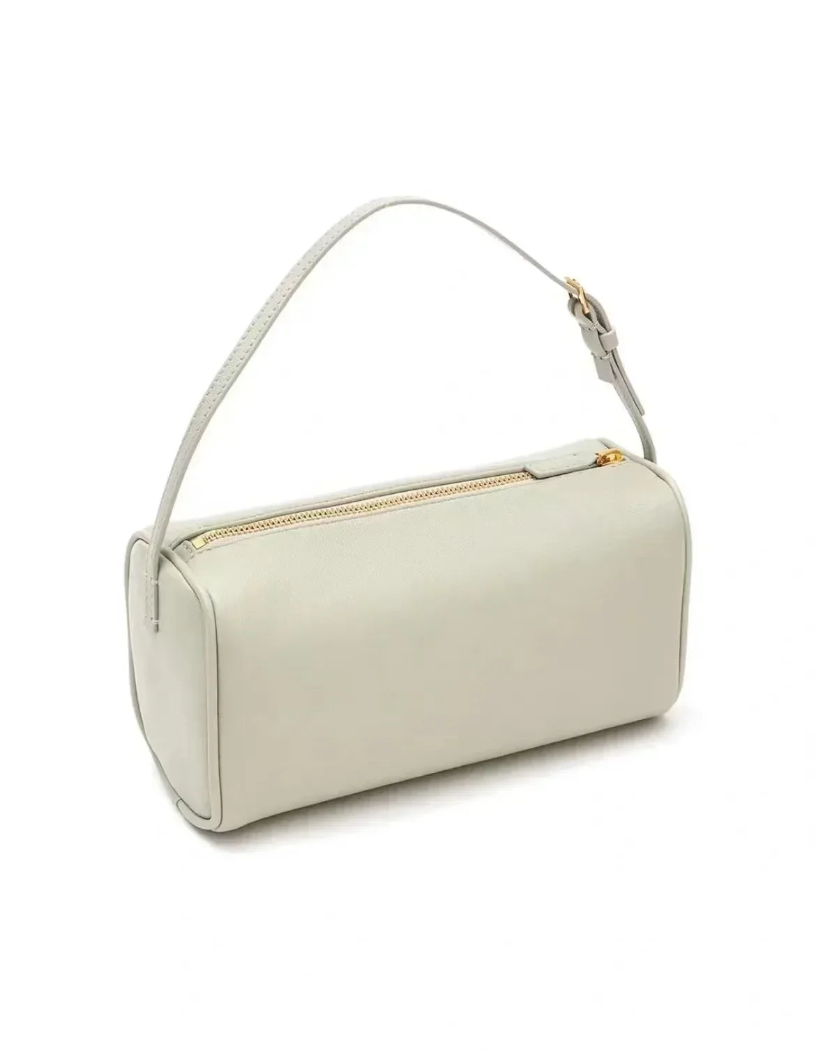 Women Vintage Suede Leather Shoulder Bag White