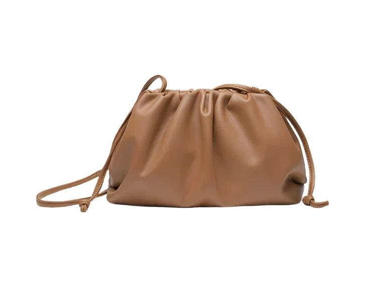 Women Leather Pouch | Shoulder Bag | Crossbody Bag medium caramel