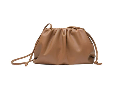 Women Leather Pouch | Shoulder Bag | Crossbody Bag medium caramel