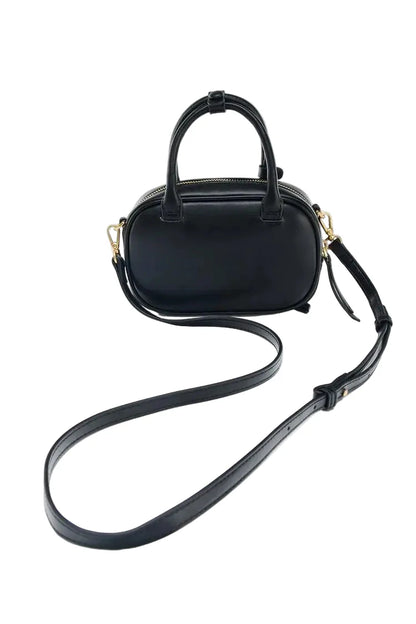 Women Mini Handbag | Vintage Crossbody Bag | Luxury Design Handbag | Small Shoulder Bag Black