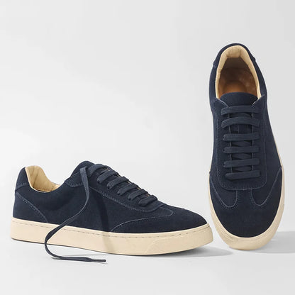 Men Leather Sneakers | Casual Shoes | Sports | Non-Slip Trainers