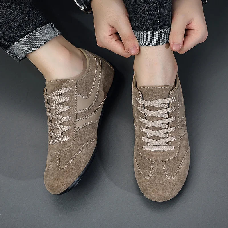 Men Casual Suede Sneakers | Comfortable | Non-Slip | Running Shoes | Breathable | Lightweight | Slip-On
