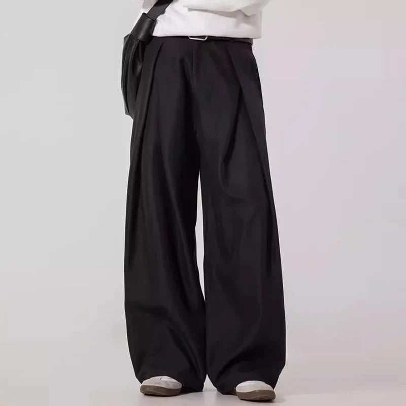 Men Dress Pants | Casual | Flare Trousers | Draped | Straight