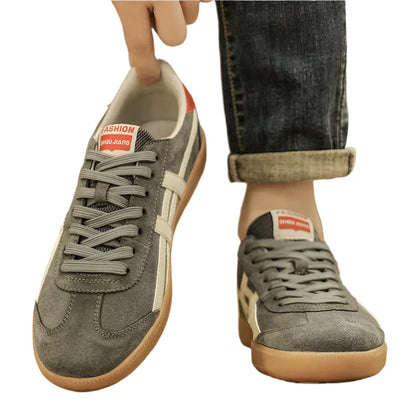 Men Casual Shoes | Leather Flat Comfortable Training Shoes | Sports Shoes | Lightweight