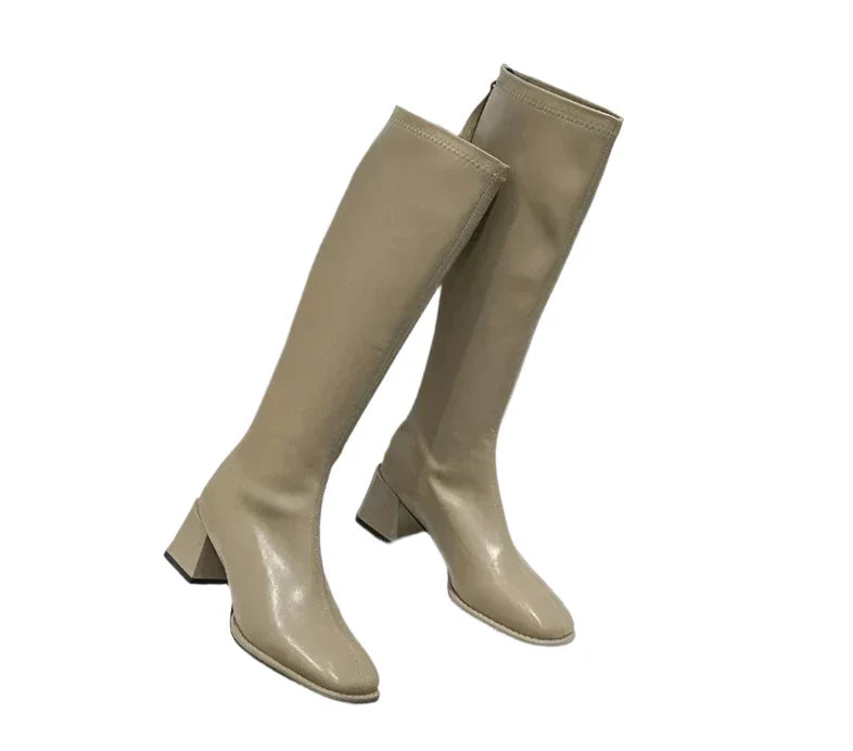 Women Leather Long Boots | Knee High