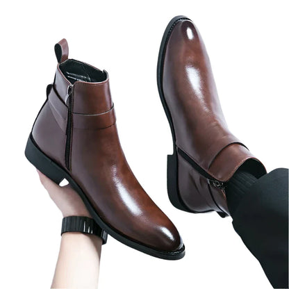 Men Classic Chelsea Boots | Heeled Boots | Ankle Boots