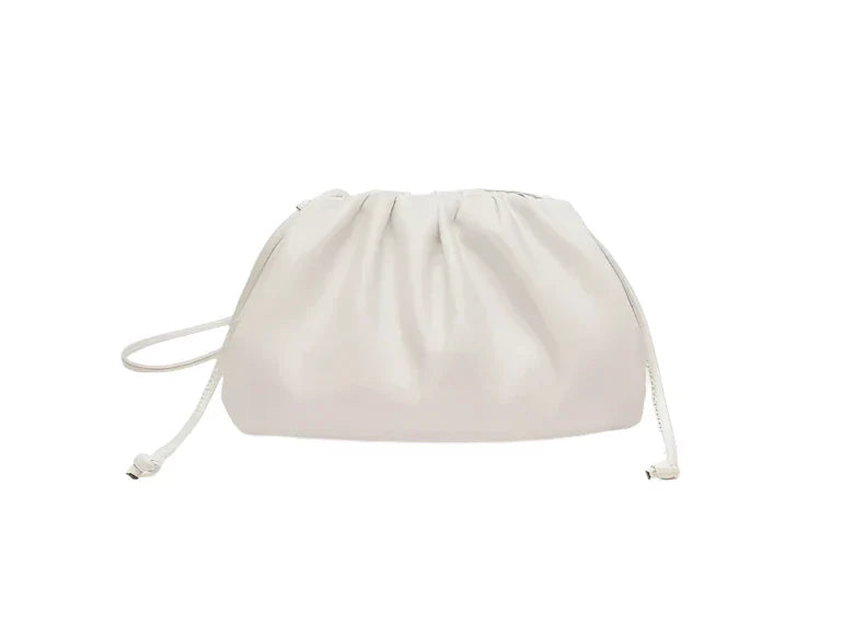 Women Leather Pouch | Shoulder Bag | Crossbody Bag small Beige