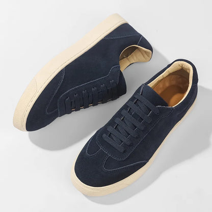 Men Leather Sneakers | Casual Shoes | Sports | Non-Slip Trainers
