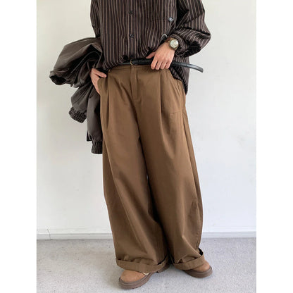 Men Wide Leg Pants | High Waist | Straight | Loose | Casual Pants