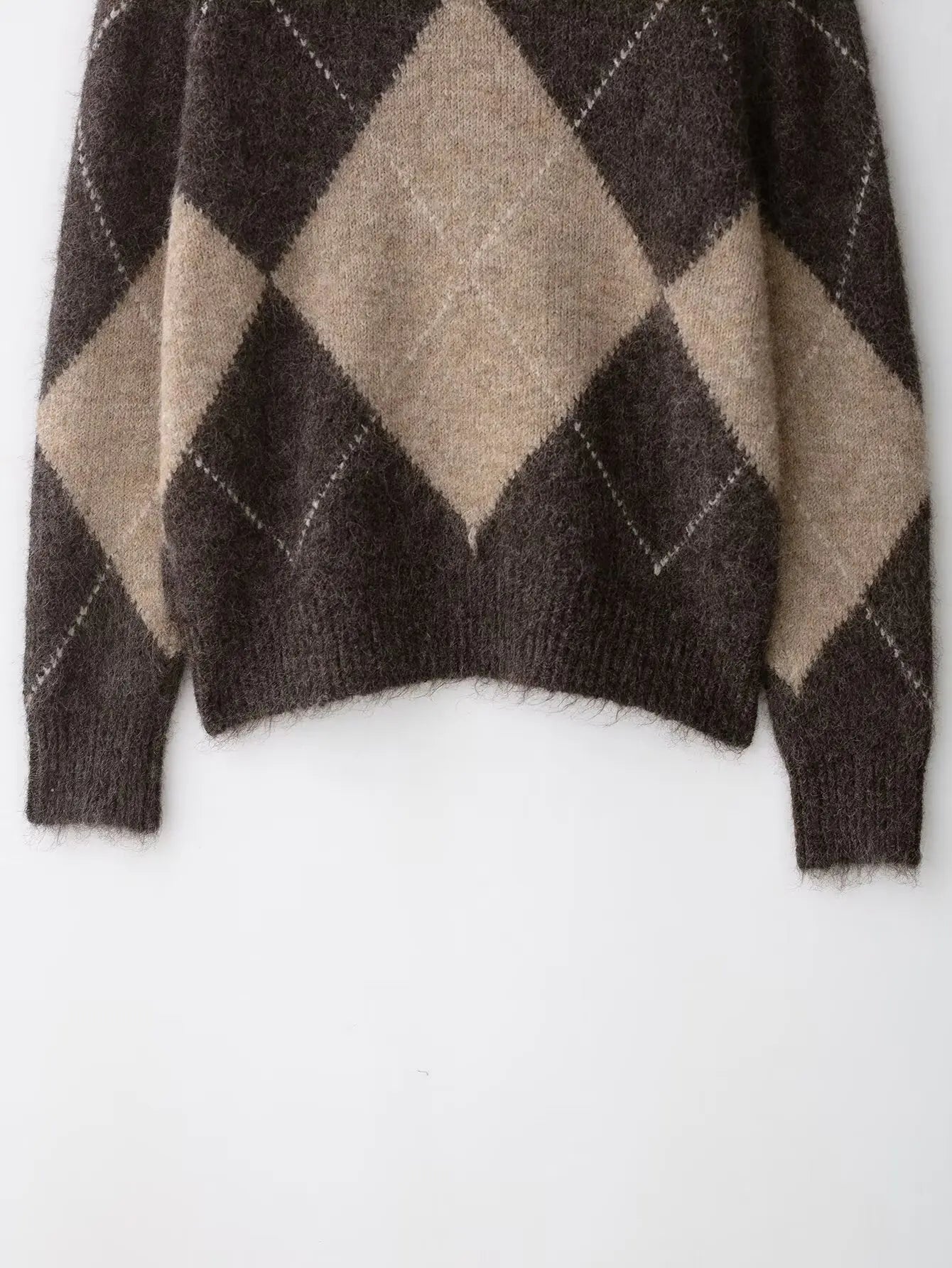 Woman Knitted Pullover | One-Shoulder | Long Sleeved | Casual Cropped Sweater | Off Shoulder Sweater Top