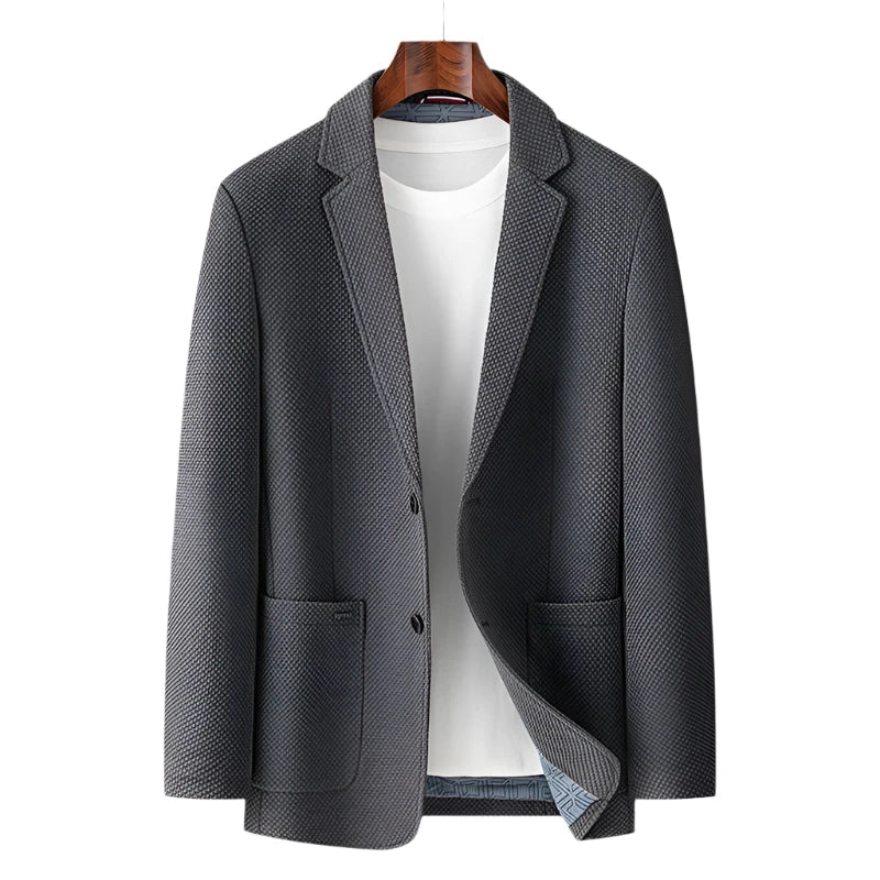 Men Formal Blazer | Formal Business Leisure Suit Jacket gray