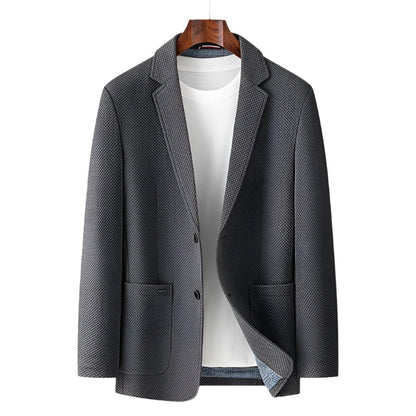 Men Formal Blazer | Formal Business Leisure Suit Jacket gray