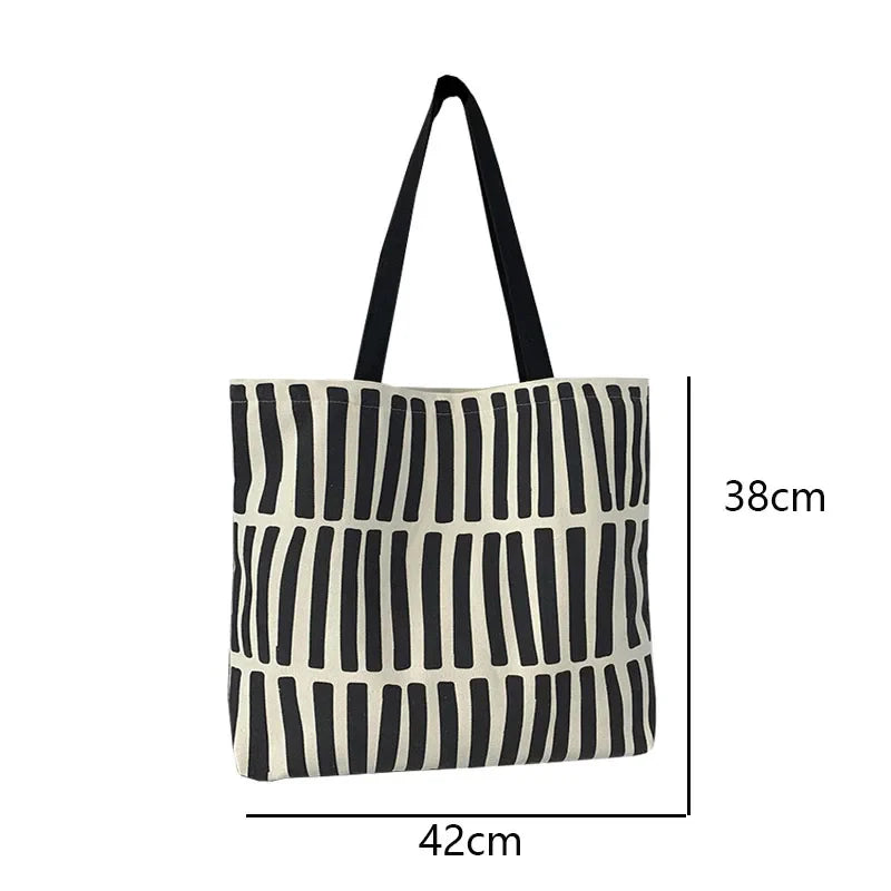Women Canvas Tote Bag | Reusable Cotton Shopping Bag