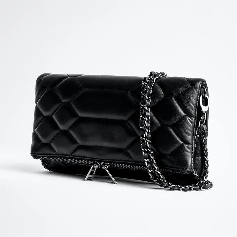 Women Crossbody Bag | Shoulder Bag | Envelope Bag | Wing Chain Bag | Leather