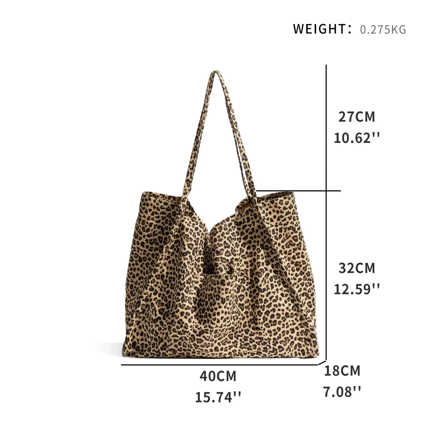 Women Large Leopard Tote Bag