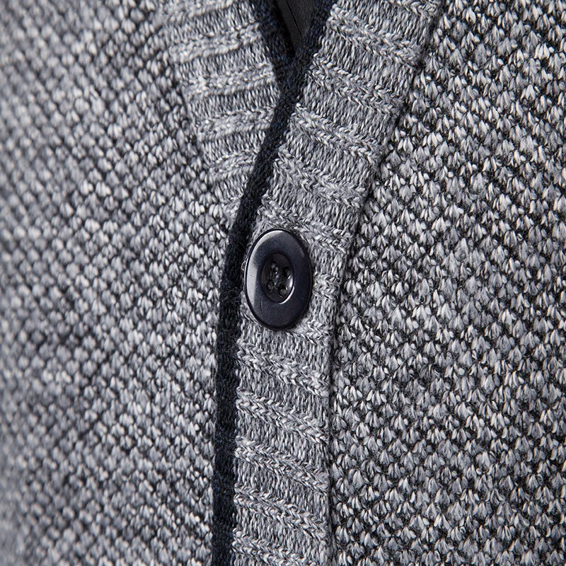 Men's Knitted V-Neck Wool Sweater | Casual Knit Cardigan | Winter Sweater