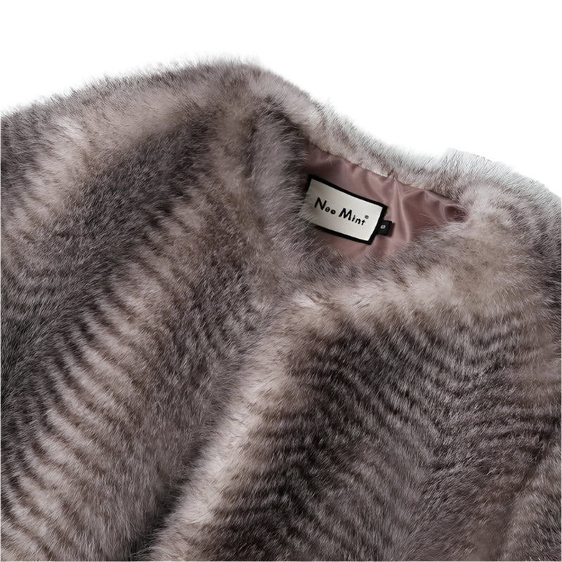 Women Furry Cropped Fur Coat | Fluffy Short Fur Jacket